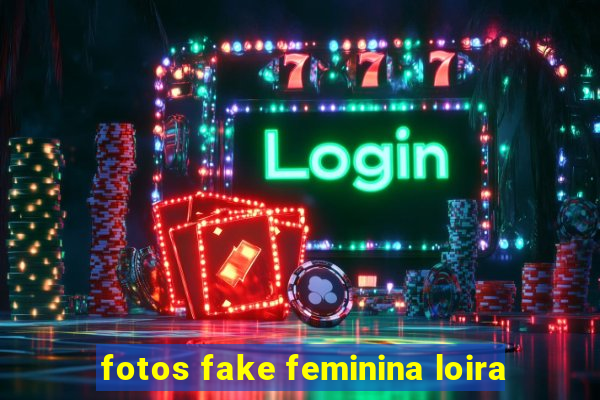 fotos fake feminina loira